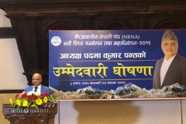 एनआरएनएको अध्यक्षमा कुमार पन्तको उम्मेदवारी घोषणा