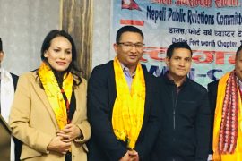 एनआरएनमा टेक्ससबाट विजयी जोशी, पोखरेल र कार्की सम्मानित
