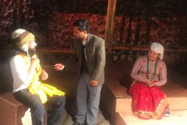 पोखरामा  ’उ मरेकी छैन‘ नाटक
