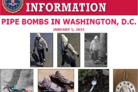 अमेरिकामा संसद भवन हिंसाको अघिल्लो दिन पाइप बम राख्ने शंकास्पद व्यक्तिको खोजी