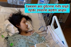 टेक्ससमा कार दुर्घटनामा नेहा गंभीर घाइते, गोफन्डमा सहयोगको आव्हान