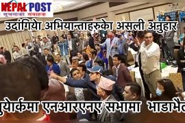 न्युर्योकमा एनआरएनएको सभामा देखाइएको ताण्डव नृत्य