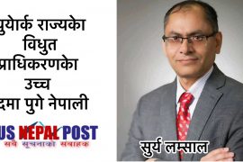 न्युयोर्कको बिद्युत प्राधिकरणको निर्देशकमा सुर्य लम्साल नियुक्त