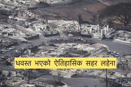 अमेरिकाकेा हवाईकेा जंगलमा आगलागीमा ५३ केा मृत्यु , १ हजार बेपत्ता