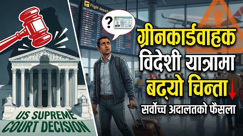  अमेरिकी सर्वोच्च अदालतको फैसला : ग्रीनकार्डवाहक आप्रवासीमा विदेश यात्रा गर्दा बढ्यो चिन्ता